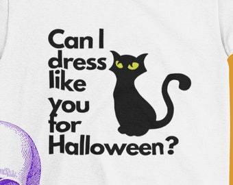 Rolig Halloween-kattdräkt: Svart kattälskare