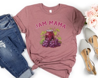Camiseta Jam Mama Grape Jam: Regalo para entusiastas de la conserva