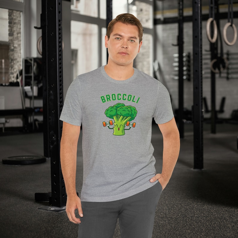 Broccoli Lifting Weights Shirt Gym Bros Gift for Etsy