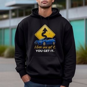 Mens Subaru WRX STi Heavy Blend Hooded Sweatshirt
