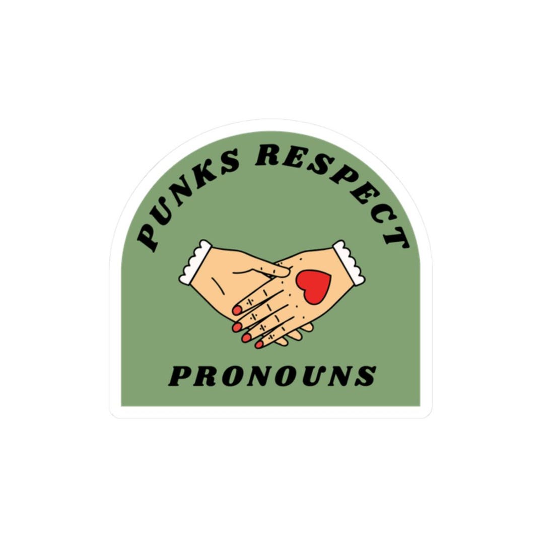 Punk LGBT Kiss-cut Stickers, LGBTQ Pride Decals, Anarchy Vinyl Sticker ...