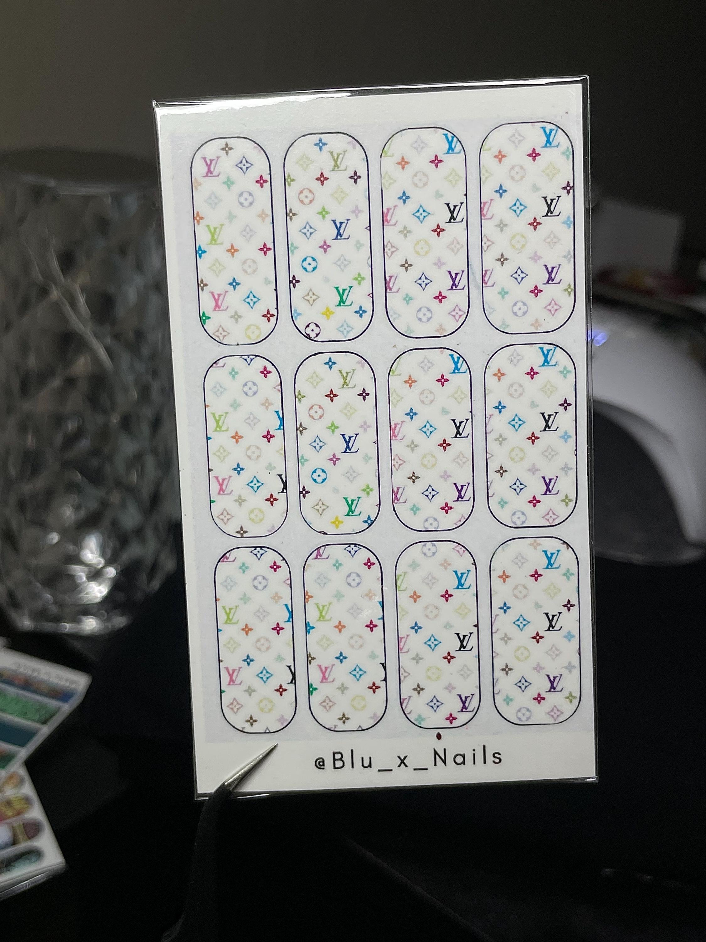 Louis Vuitton Nail Designs - Etsy