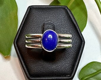 Sterling Silver lapis ring
