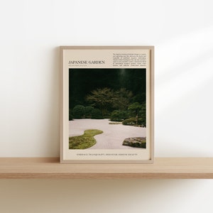 Portland Japanese Gardern Poster | Vintage Film Photo, Oregon Wall Art Print | Printable Digital Download File
