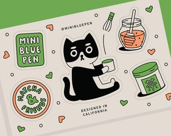 Matcha & Friends-stickers