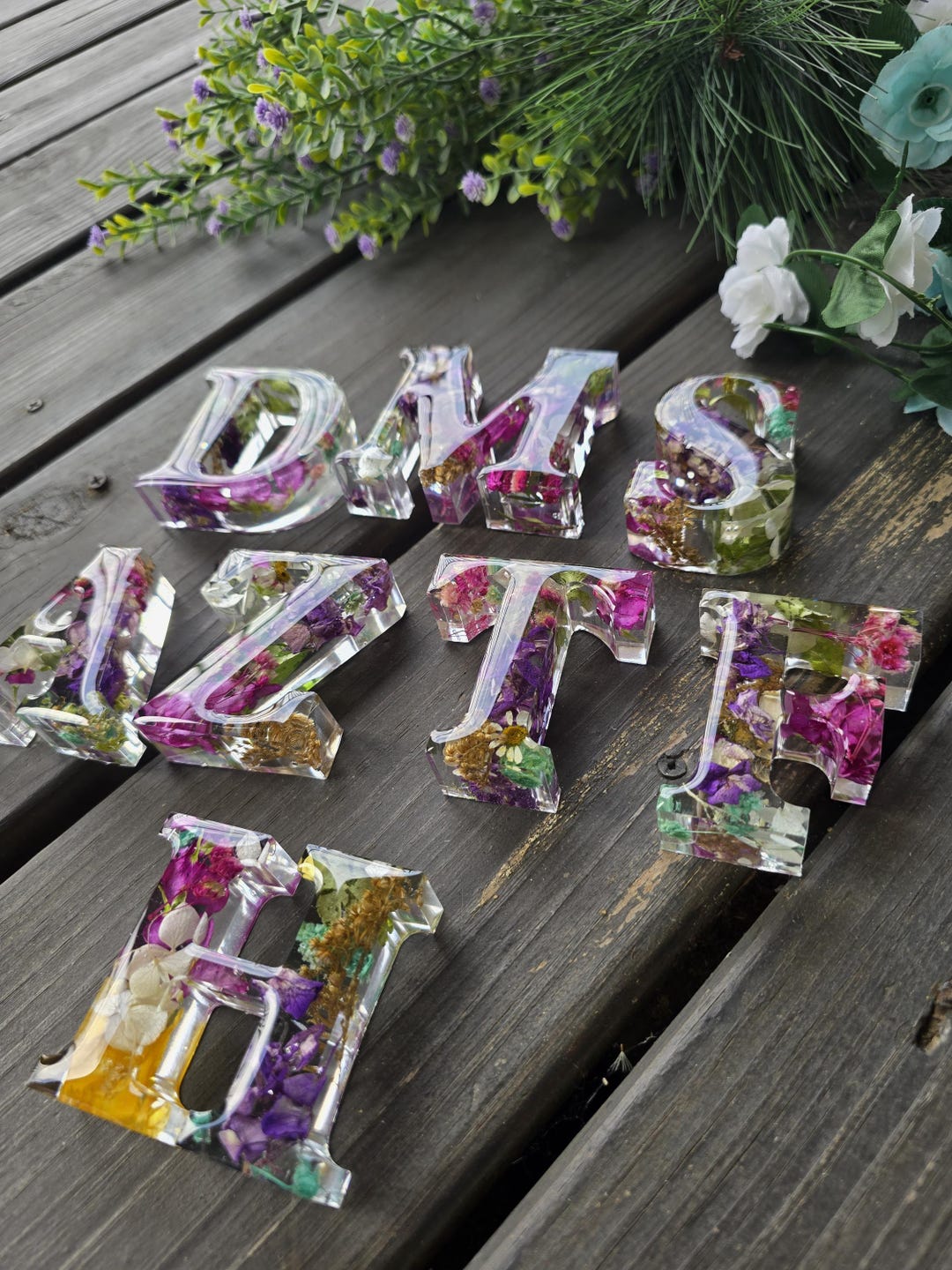 Resin Art Alphabets / Letters - Etsy