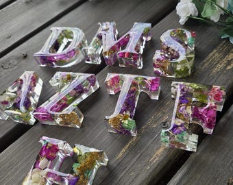 Resin Art Alphabets / Letters