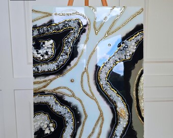 Midnight Geode Elegance