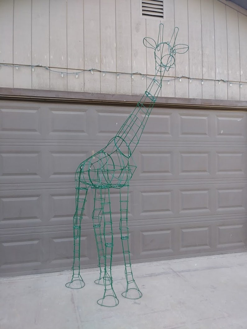Giraffe Topiary Form 8 foot 6 inch tall Etsy