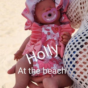 Get Holly today . A Ready 2 SHIP 100% full silicone/reborn baby/marshmallow silicone baby girl