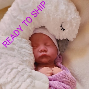 Ready 2 Ship!  Full Silicone Princess baby Esther 17&quot; squishy marshmallow soft  baby girl . She is waiting for you to scoop her up today :)