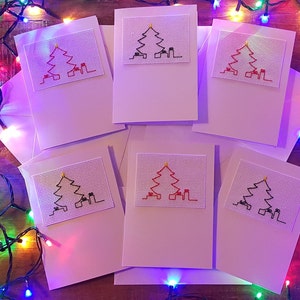 Les cartes de Noël Eco Friendly - 6 pack