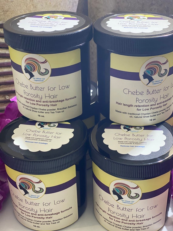 6pack Chebe Butter for Low Porosity Hair made with Chebe powder
