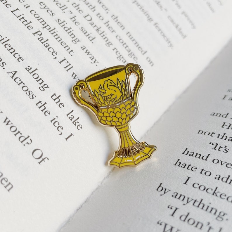 Bookish Gift Wizard Wizarding school Cup Black /& Yellow boy wizard House Pride Book Lover