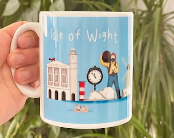 Isle of Wight Mug  / Art / Cup / Gift