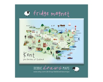 Kent Magnet für Canterbury, Whistable, Margate und Sevenoaks