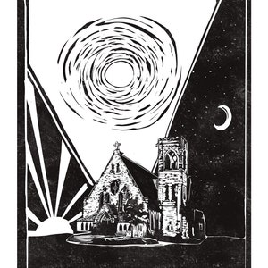 UVA Chapel Print