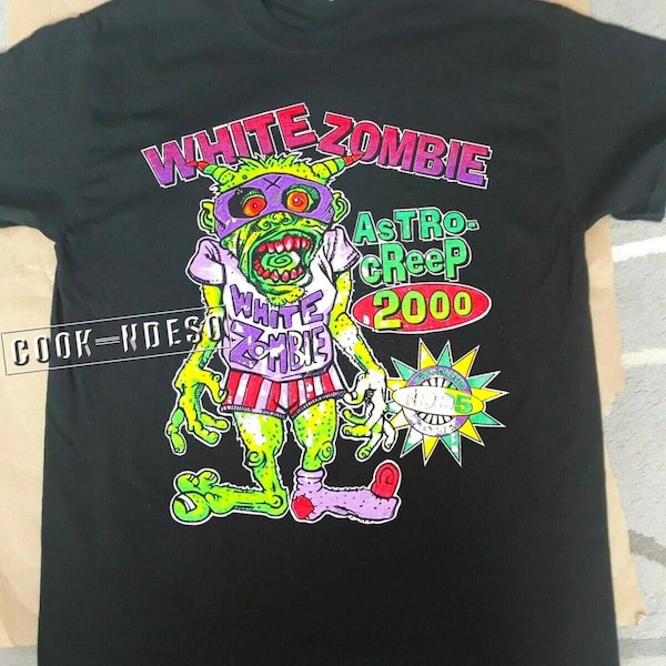WHITE ZOMBIE VTG Shirt 90's Tour 1995 Astro Creep Cities Rob Band Tee