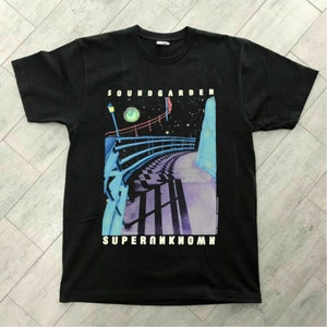 Soundgarden Superunknown T-shirt 1994 Vtg Black T Shirt