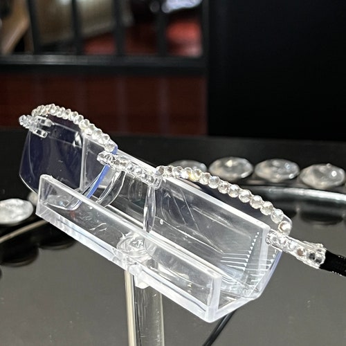 Swarovski Crystal Reading Glasses - Etsy