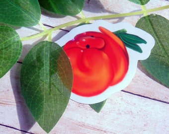Peach Python Sticker