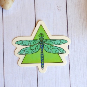 Dragonfly Sticker, Vinyl Sticker