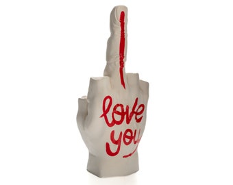 Middelvingerbeeld, L.O.V.E Milan, I LOVE YOU, Pop Art Statue