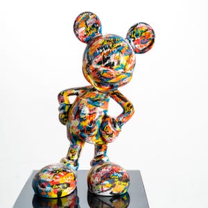 Pop Art, Mickey Mouse, Pop Art Mickey, Hand Made Mickey, Pop Art Sculpture, Popular Culture