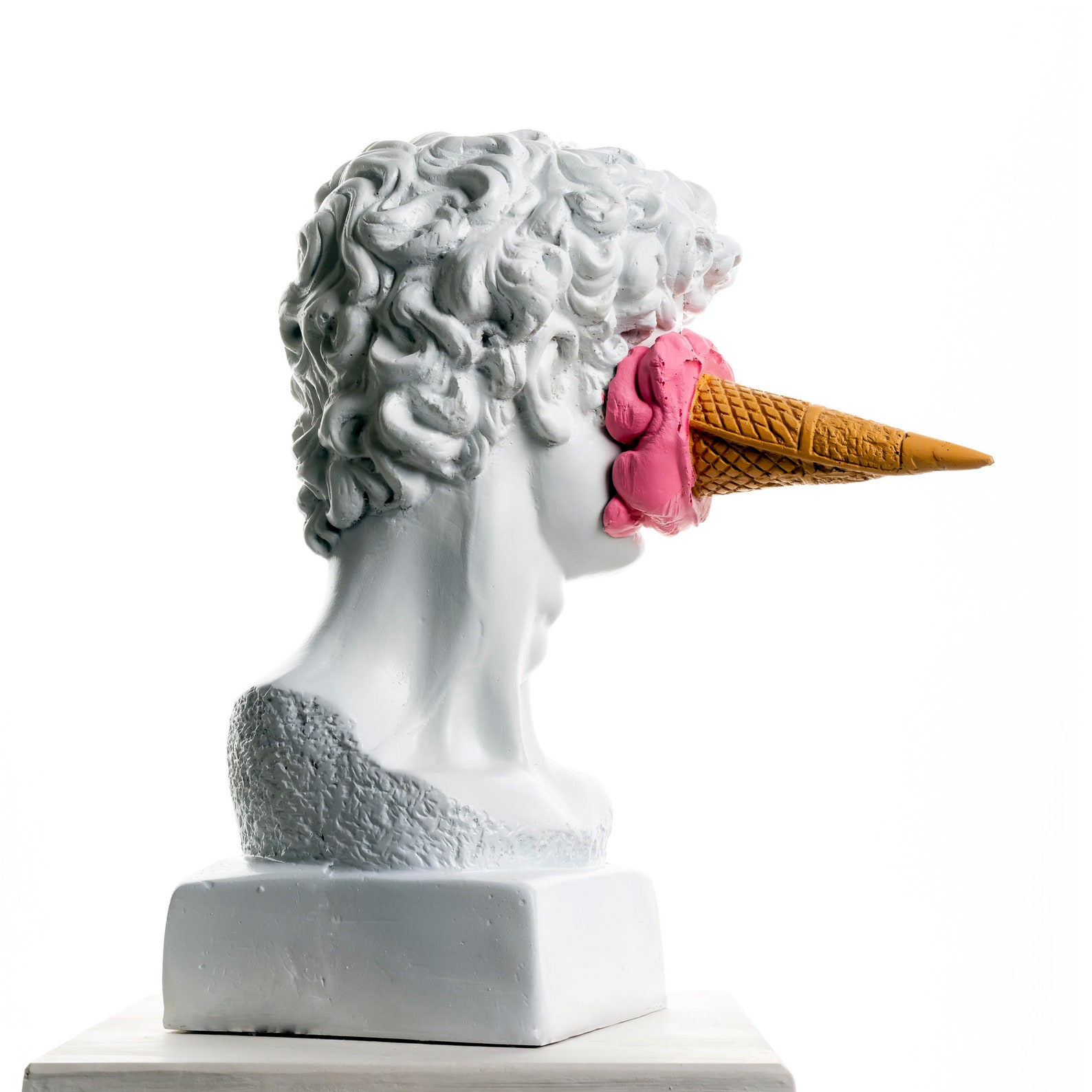 Pop Art Sculpture David Bust Modern Sculpture Decorative Etsy