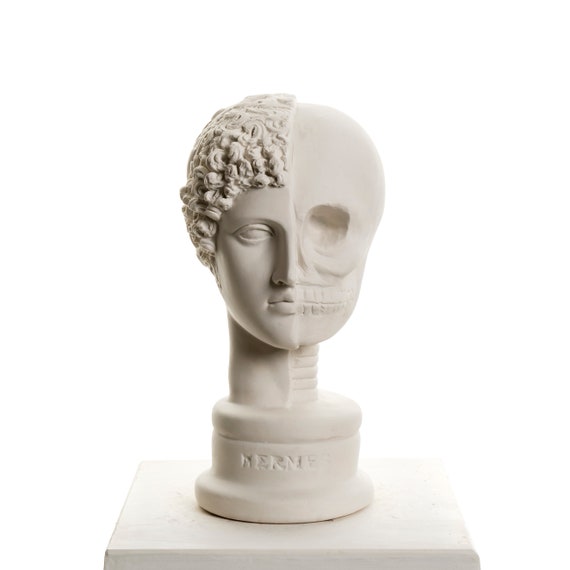 Hermes Hermes Bust Skull Skull Bust Ancient Greek | Etsy