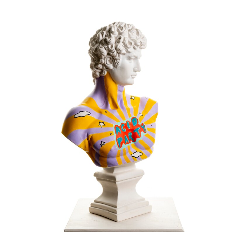 David Statue Pop Art Sculpture Modern Sculpture Roman Etsy