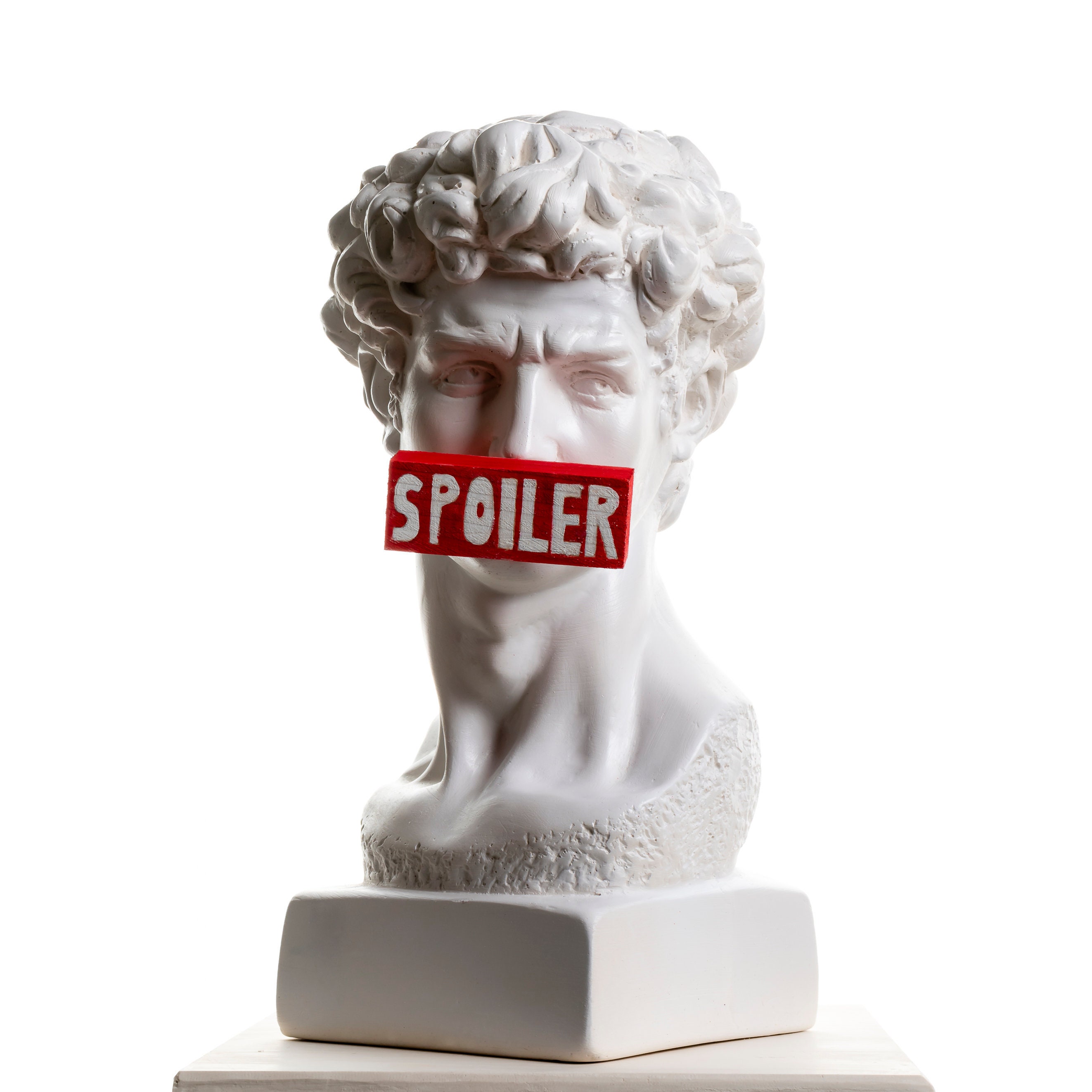 David Sculpture Pop Art David Statue David Bust Statue Etsy