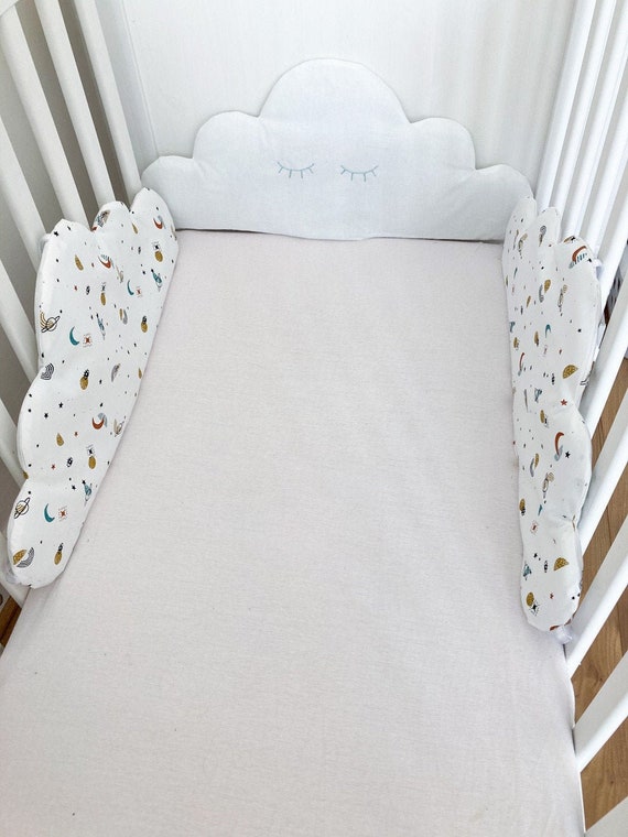 Tour De Lit Nuages Etoiles Galaxie Garcon Etsy