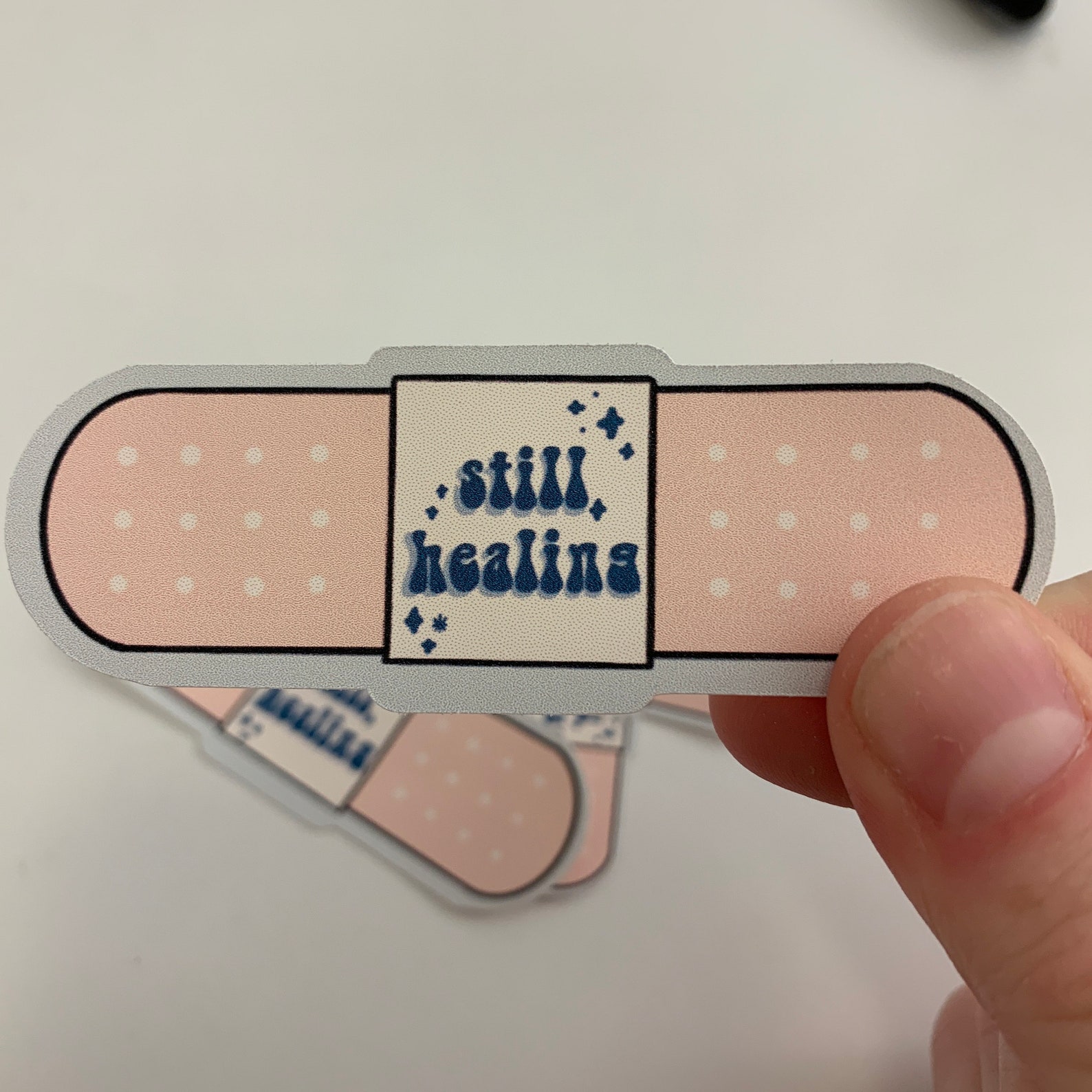 Still healing Bandaid sticker vinyl waterproof sticker great Etsy