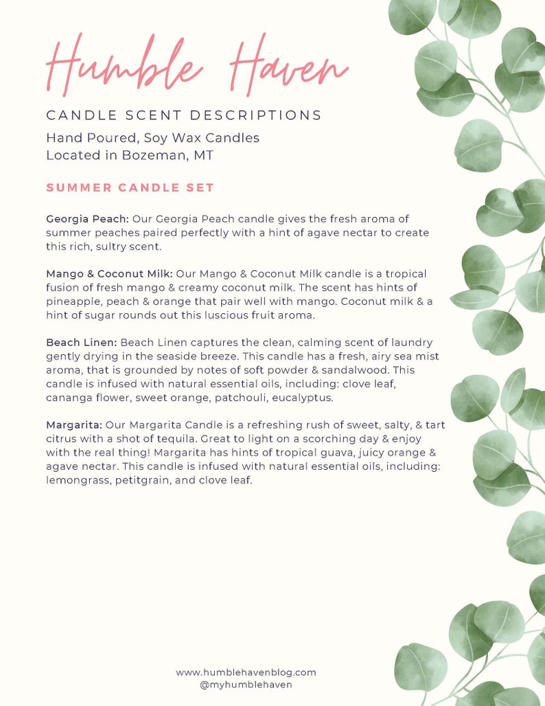 Summer Soy Candle Set image 2