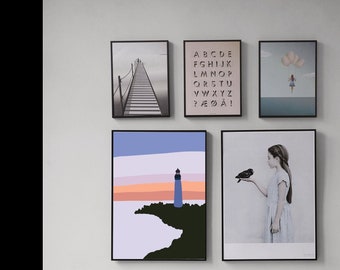 Lighthouse Printable Digital Print, Wall Art, Home Decor