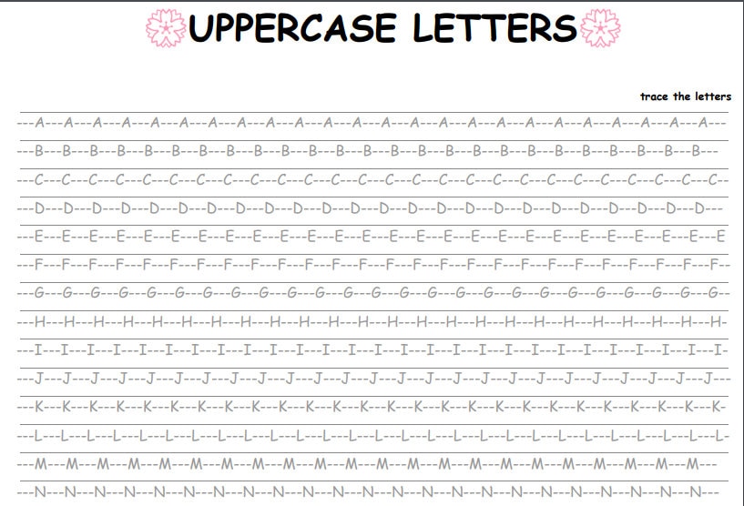 Handwriting Without Tears: Alphabet Uppercase and Lowercase Letter Double  Lines Workbook for School and Home Use Kindergarten Grade 1 2 3 (Paperback)