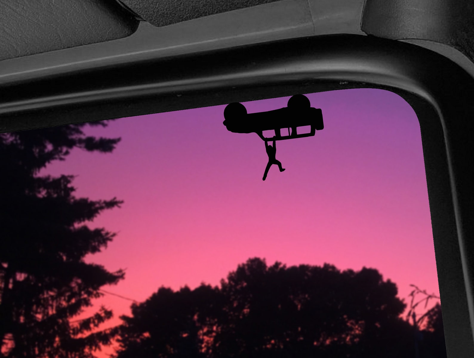 ANY VEHICLE Windshield Decal Upside Down Jeep Premium Vinyl Etsy