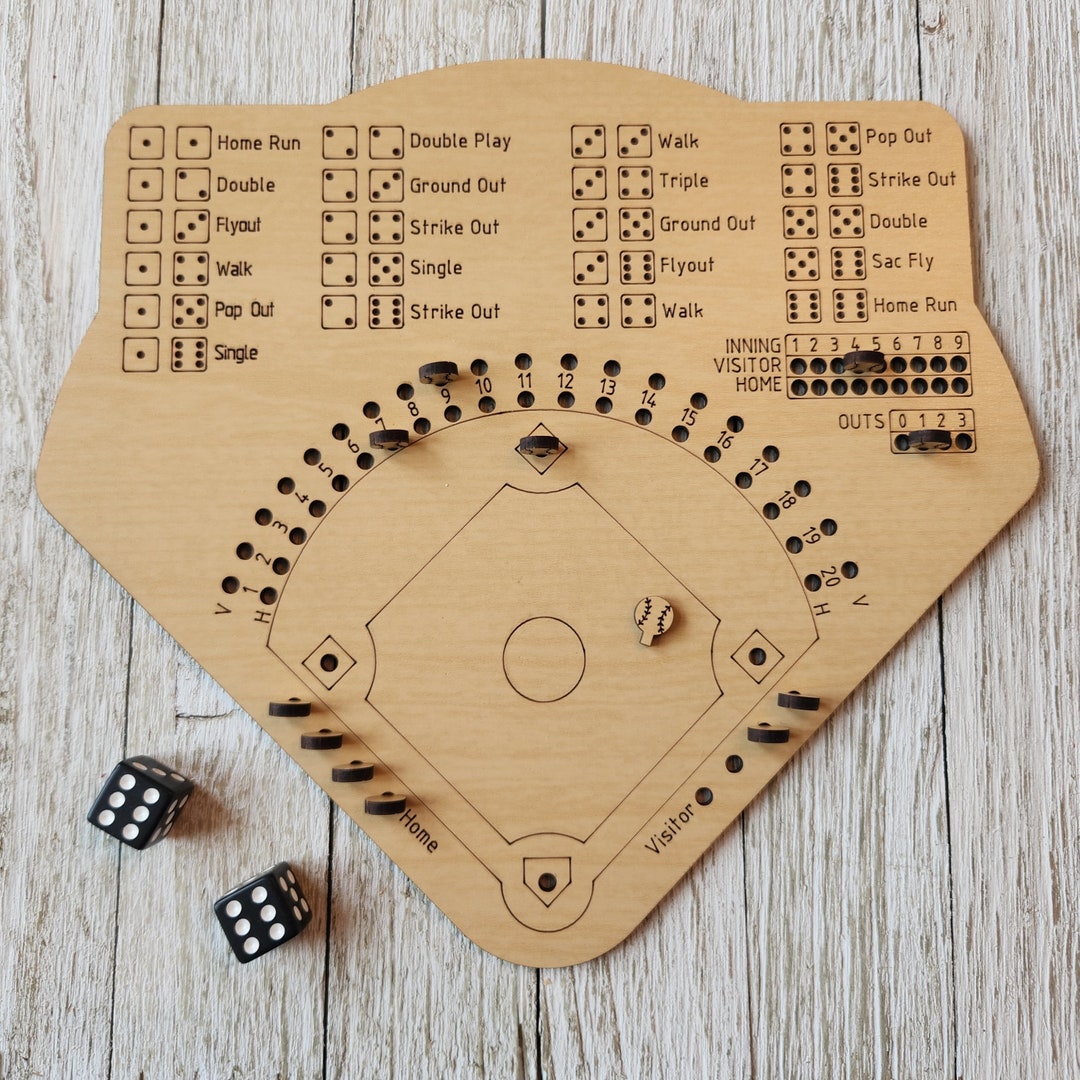 Dice Baseball Tabletop Baseball Desktop Baseball Game Etsy Il 1080xN.5295761600 89jv