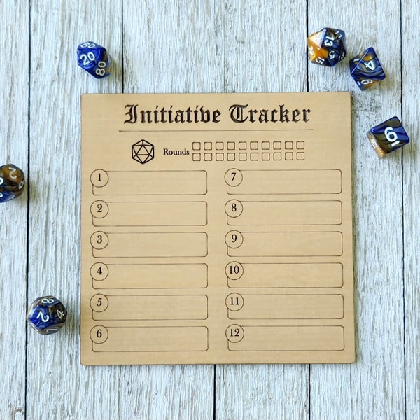 Dnd Tracker Etsy