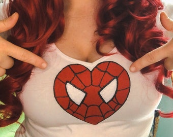 Spider-Man Mary Jane T-shirt Cosplay Patch