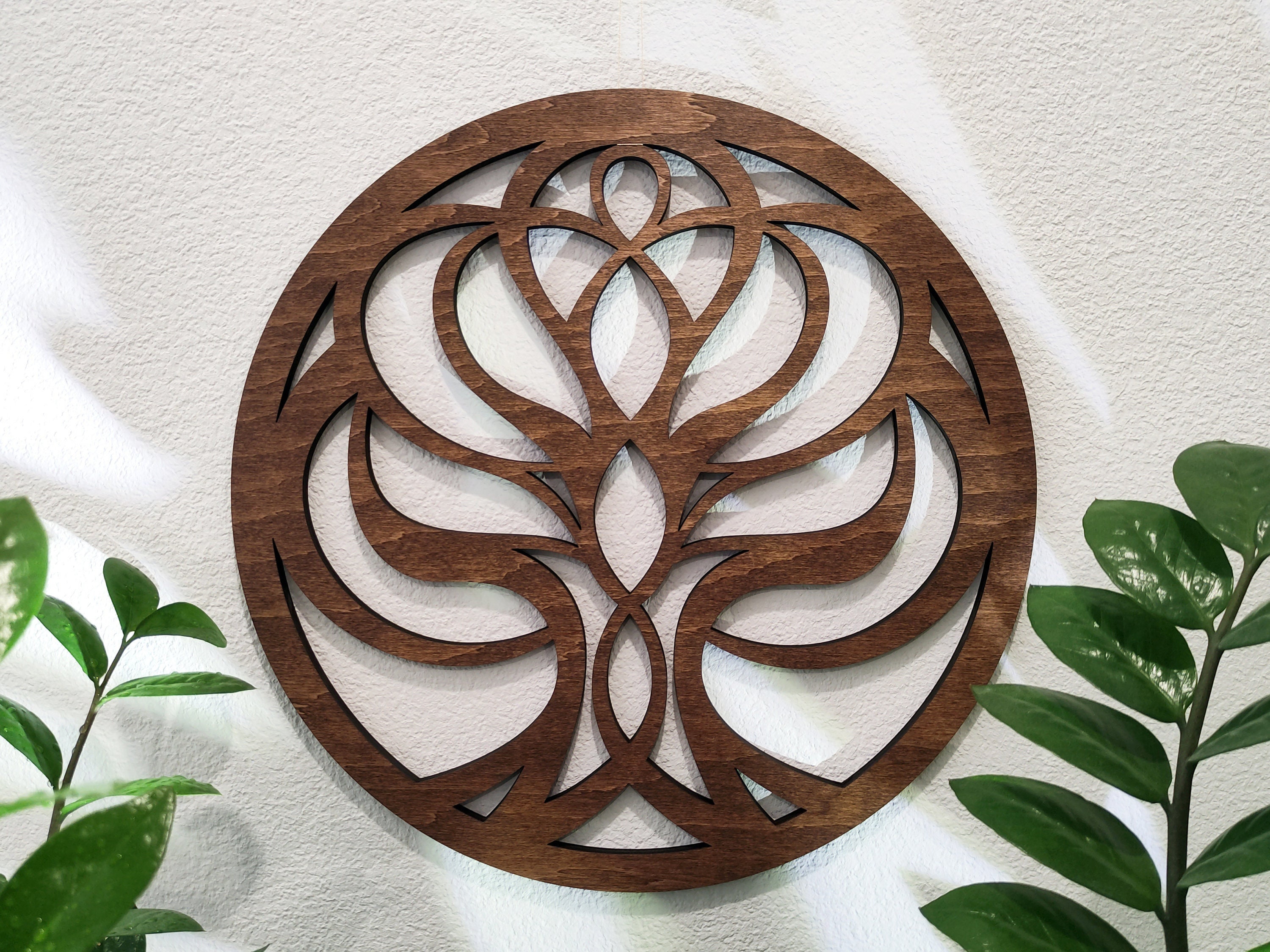 Tree of Life Wall Art Family Tree Wood Wall Hanging Boho Etsy