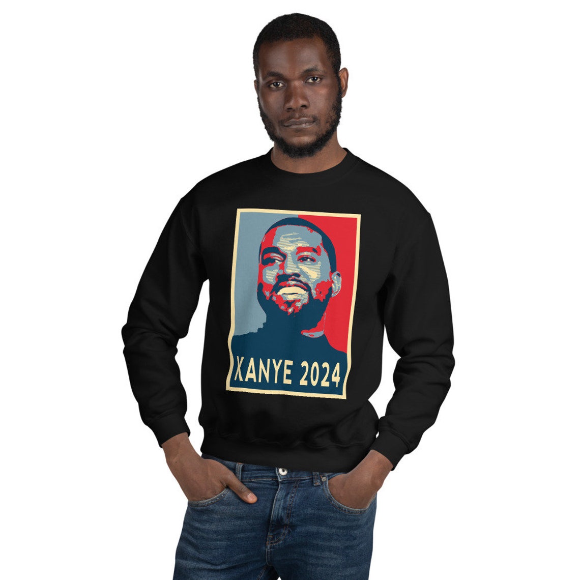 Kanye 2024 President Sweatshirt Unisex Heavy Blend Crewneck Etsy