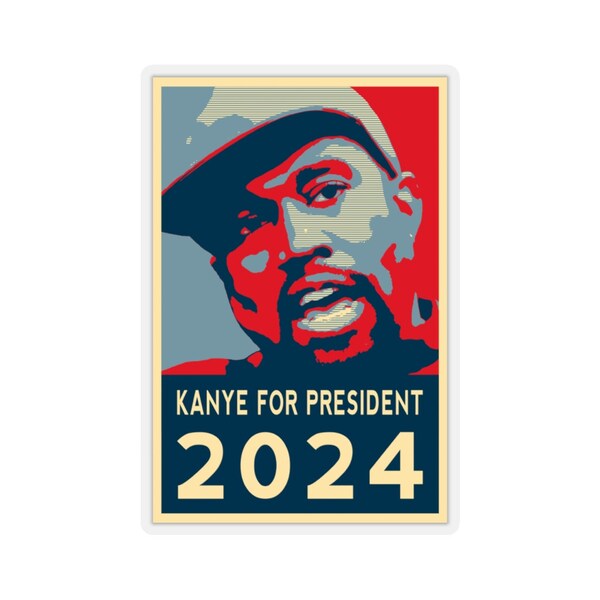 Kanye for President Stickers Etsy New Zealand