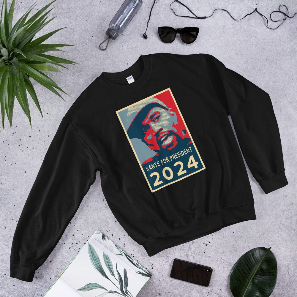 Kanye For President 2024 Sweatshirt Unisex Heavy Blend Etsy