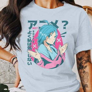 Anime-Inspired Unisex T-shirt - Kawaii Japanese Streetwear Tee - Funny Anime Meme Shirt - Otaku Aesthetic Graphic Tee - Manga Style T-shirt