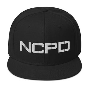 NCPD Night City Police Department (Cyberpunk 2077) Snapback Hat (Embroidered)