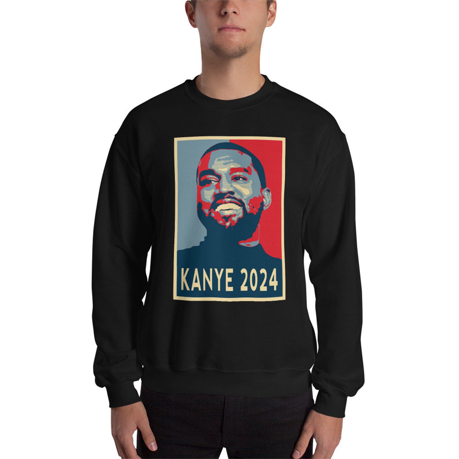 Kanye 2024 President Sweatshirt Unisex Heavy Blend Crewneck Etsy