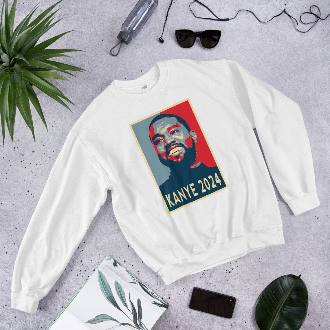 Kanye 2024 President Sweatshirt Unisex Heavy Blend Crewneck Etsy