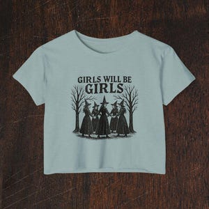 Women&#39;s Witchy Festival Crop Top - Girls Will Be Girls, Halloween Outfit